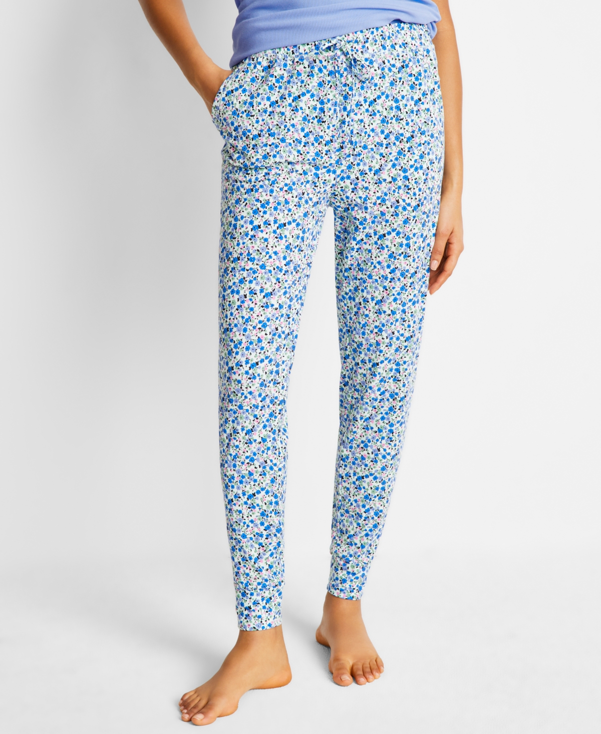 State Of Day Printed Jogger Pajama Pants Xs-3x, Created For Macy's In Dream Ditsy