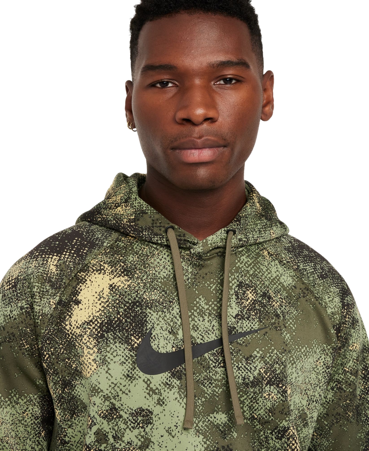 Nike Men's Therma-fit Camo Pullover Hoodie -bla