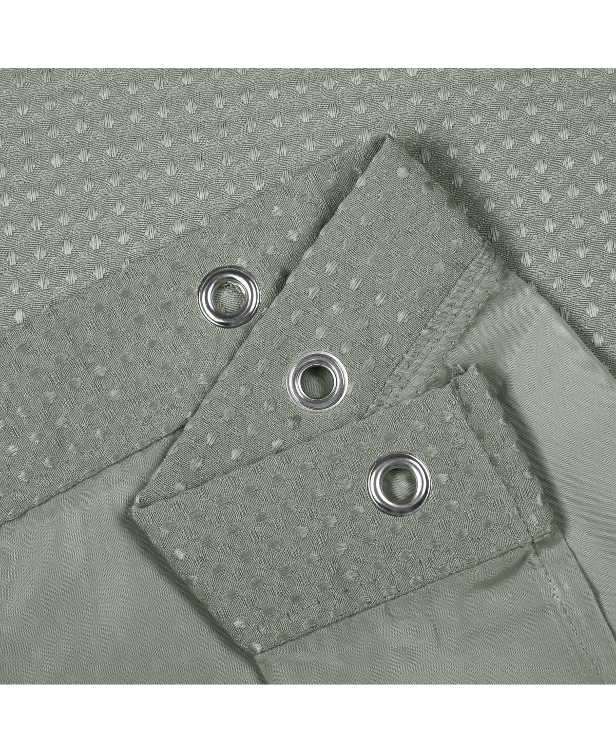 Awesome Home Textured Waffle Weave with Snap In Liner and 12 Hooks, 36