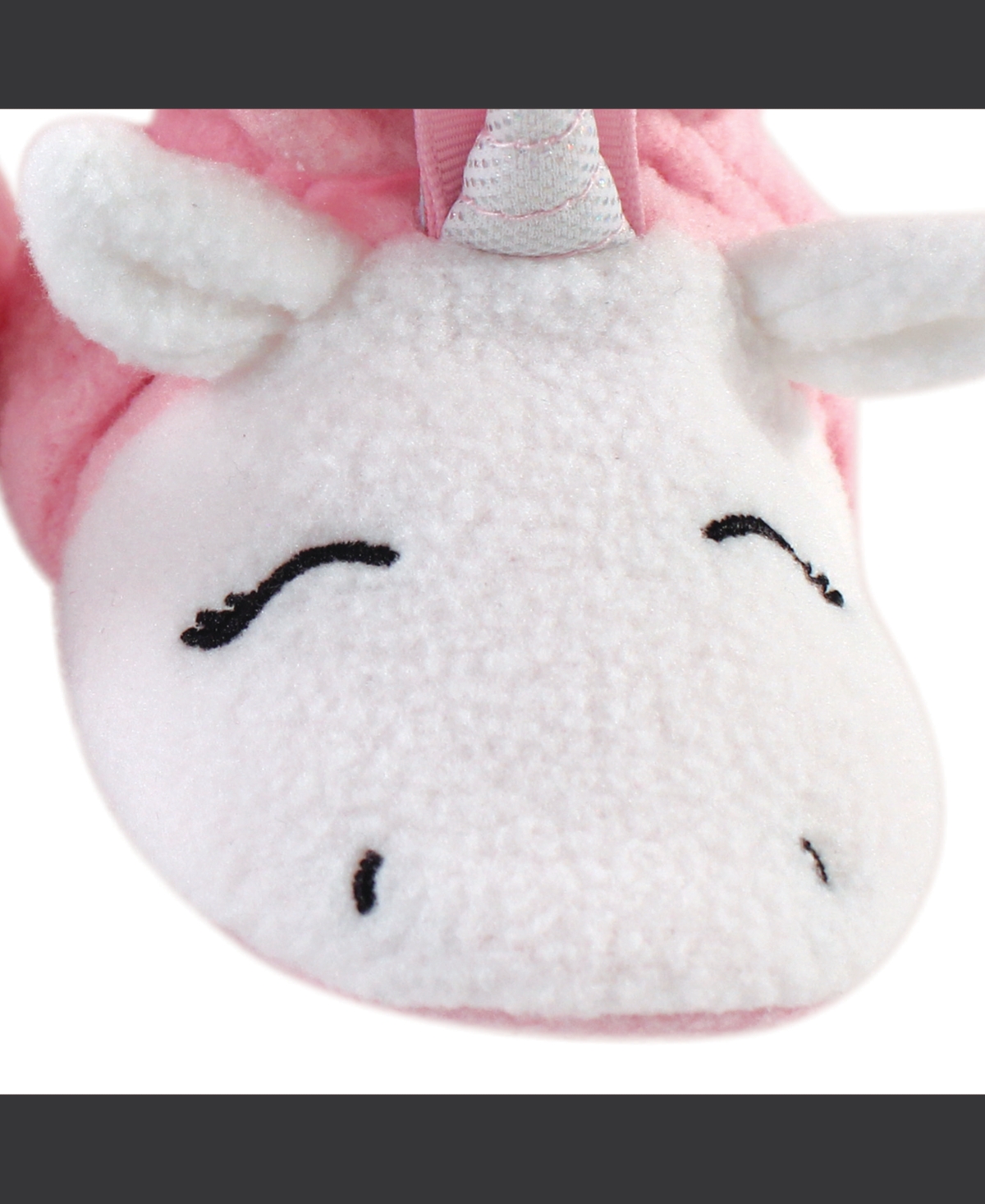 Hudson Baby Baby Girls Cozy Fleece Booties,Rainbow Unicorn - Pink