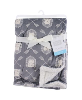 Dual-Sided Mink and Sherpa Plush Throw