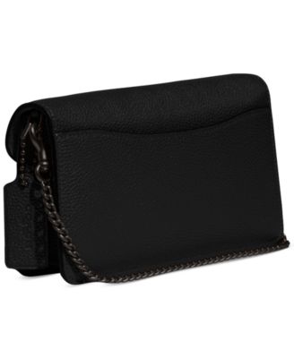 Tabby Pebble Leather Chain Clutch Bag