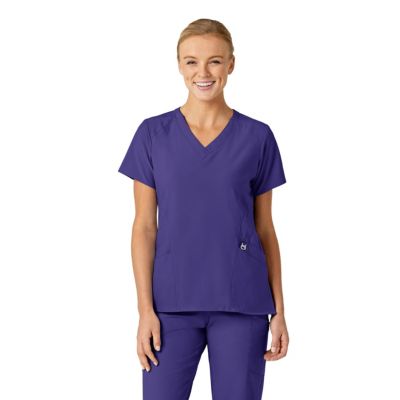 Women's W123 Stylized V-Neck Scrub Top