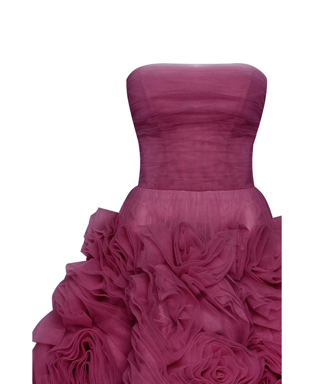 Milla Women's Dramatically Flowered Tulle Dress