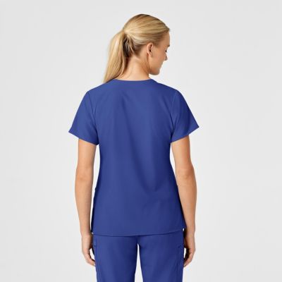 Women's W123 Stylized V-Neck Scrub Top