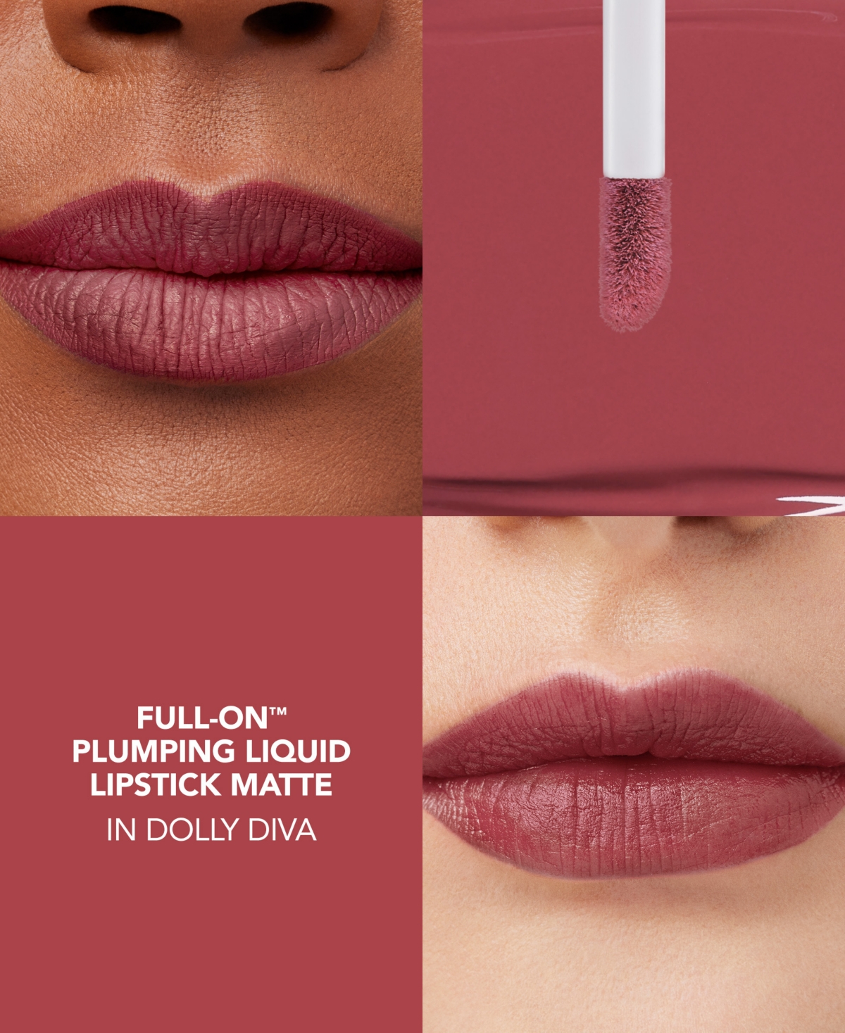 Buxom Cosmetics Full-on Plumping Matte Liquid Lipstick In Dolly Diva