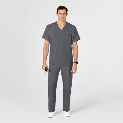 Men's W123 V-Neck Scrub Top