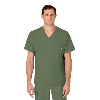 Men's W123 V-Neck Scrub Top