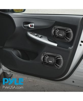 6'' x 8'' Three-Way Triaxial Car Speaker System, 400W, Black (Pair)