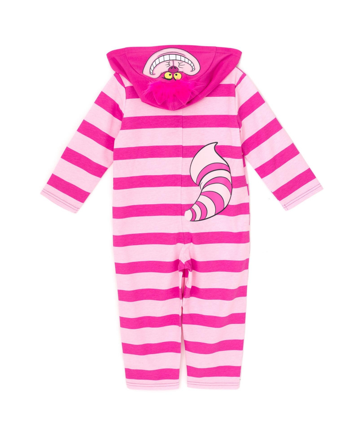 Alice in Wonderland Toddler Boys Disney Cheshire Cat Zip Up Coverall Tail