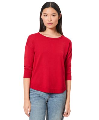 Melissa Paige - Women's Boat-Neck Button-Back Sweater