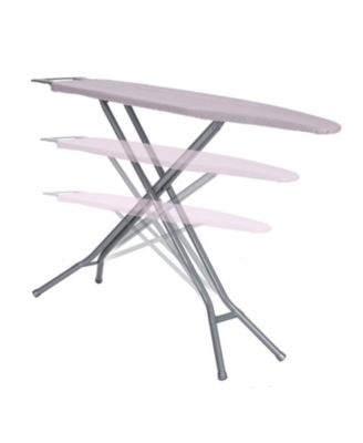 Products Adjustable Height, 4 Leg Ironing Board with Mesh Top and Iron Rest