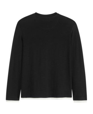 Big Boys Slub Jersey Henley T-Shirt