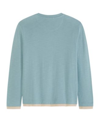 Big Boys Slub Jersey Henley T-Shirt