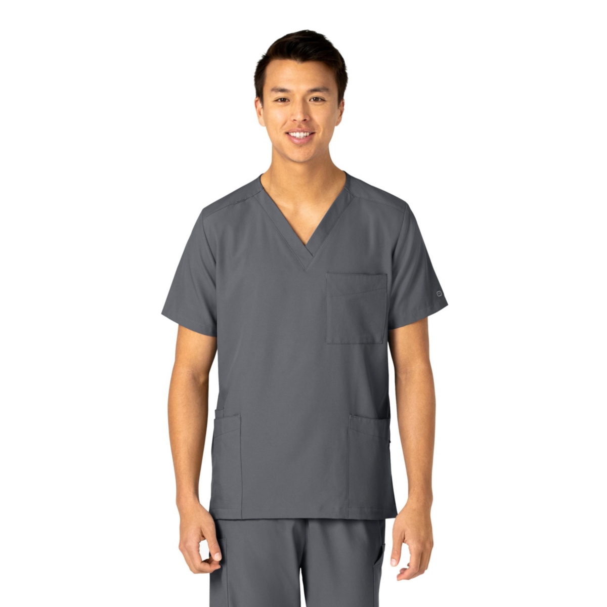 Wink Women's W123 Unisex 4 Pocket Utility Scrub Top