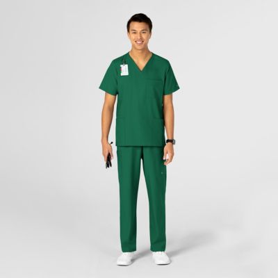 Women's W123 Unisex 4 Pocket Utility Scrub Top