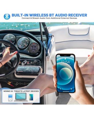 Wireless BT Audio Controller, Waterproof Marine Receiver Remote