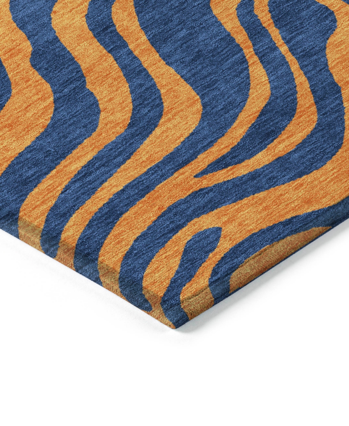Addison Chantille Machine Washable Acn1043 8'x10' Area Rug In Navy
