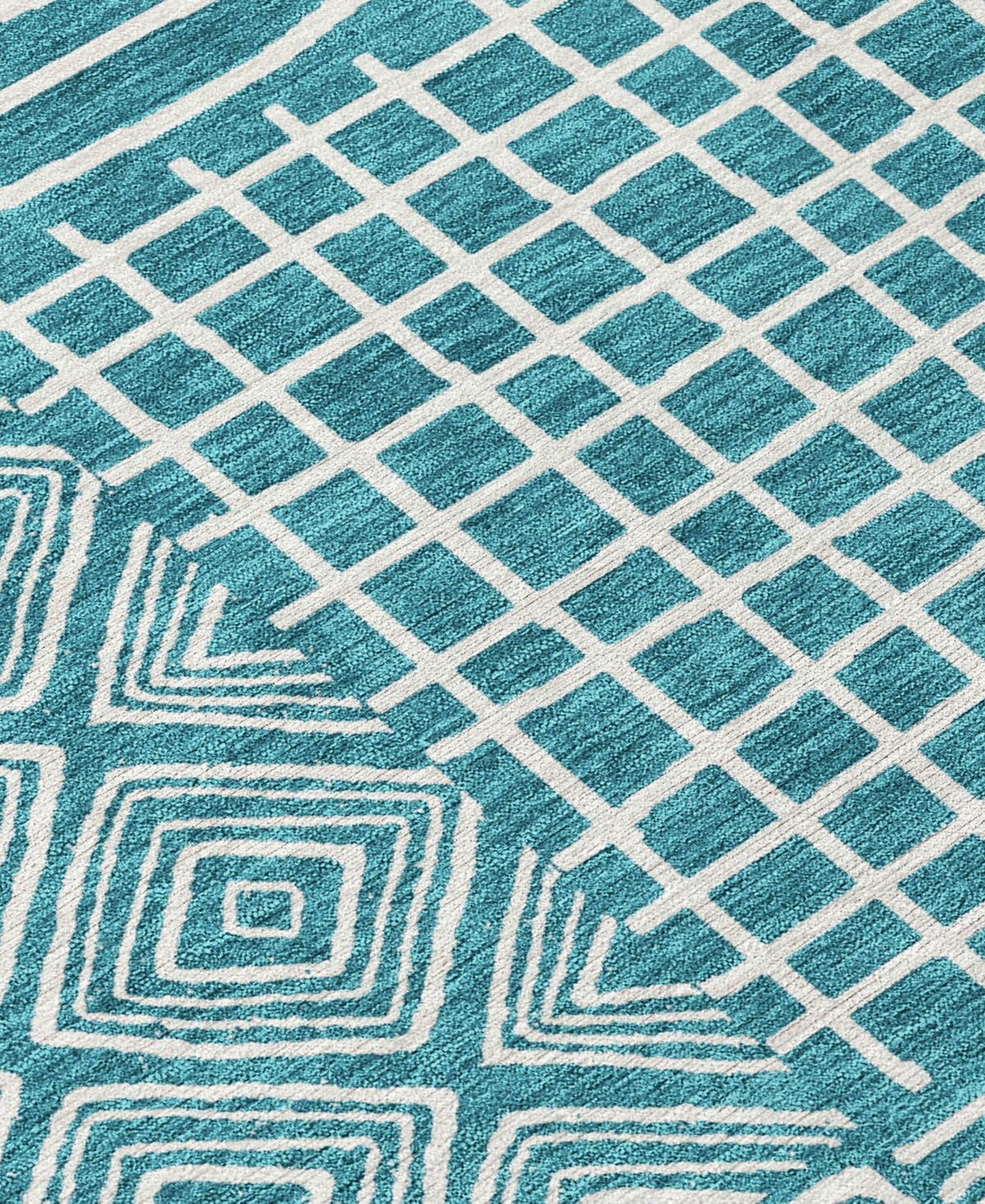 Addison Chantille Machine Washable Acn1044 8'x10' Area Rug In Teal