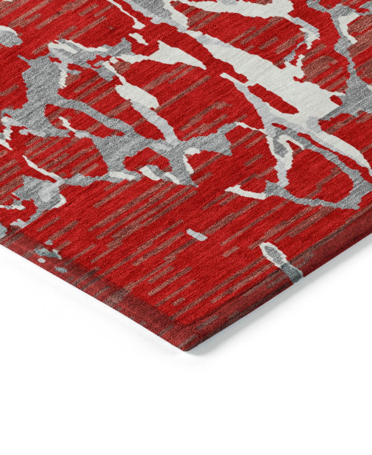 Addison Chantille Machine Washable Acn1046 2'3"x7'6" Runner Area Rug In Red