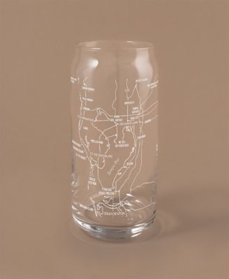 The Can Tampa Map Everyday Glassware, Set of 2