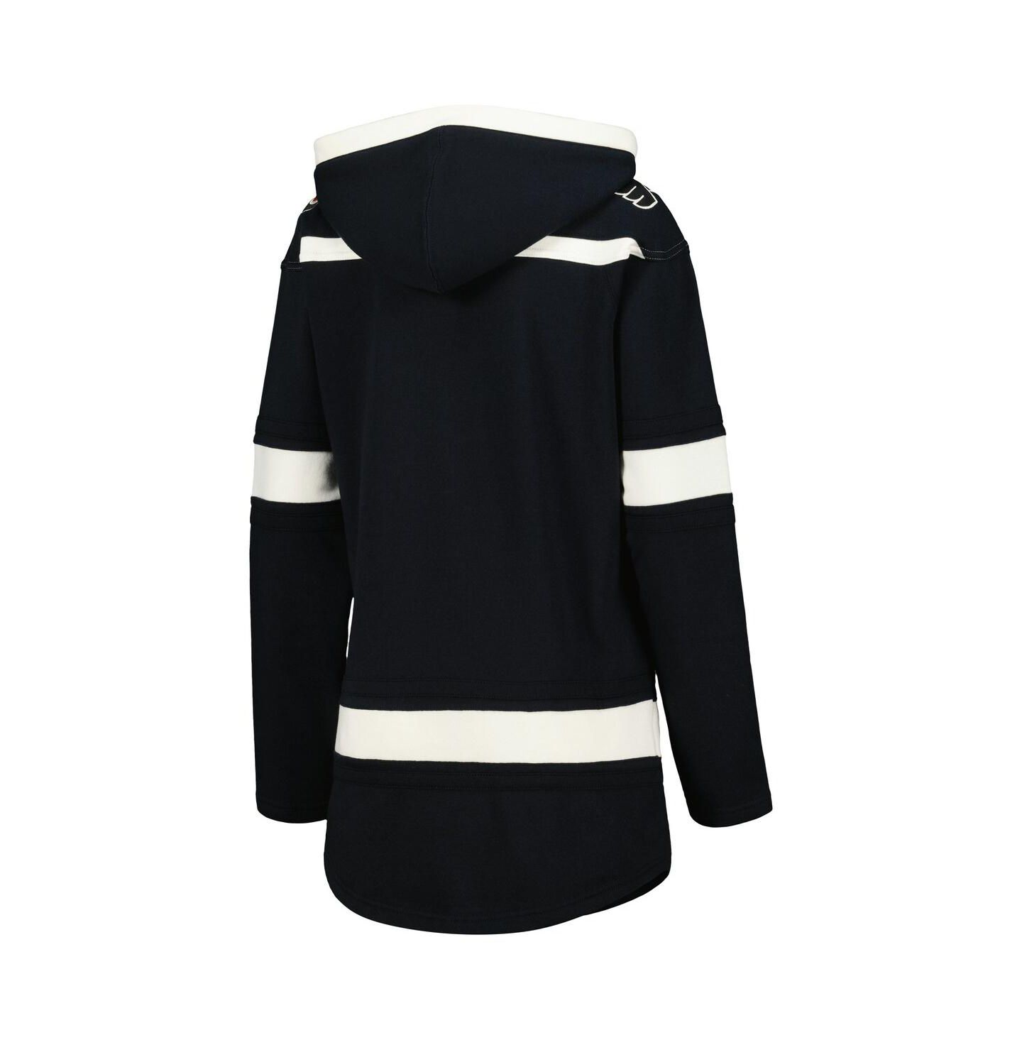 Женское худи '47 Brand Black Philadelphia Flyers Superior Lacer Pullover — фото 4