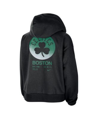 Women's Black Boston Celtics Courtside Standard Issue Performance Pullover Hoodie