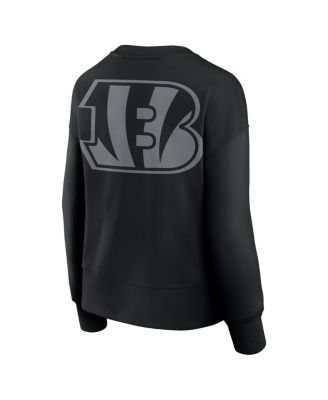 Women's Black Cincinnati Bengals Signature Elements Pullover Sweatshirt