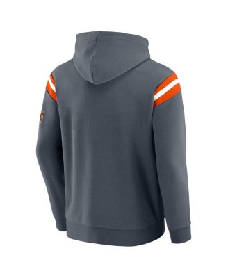 Men's Gray Chicago Bears Football Pullover Hoodie