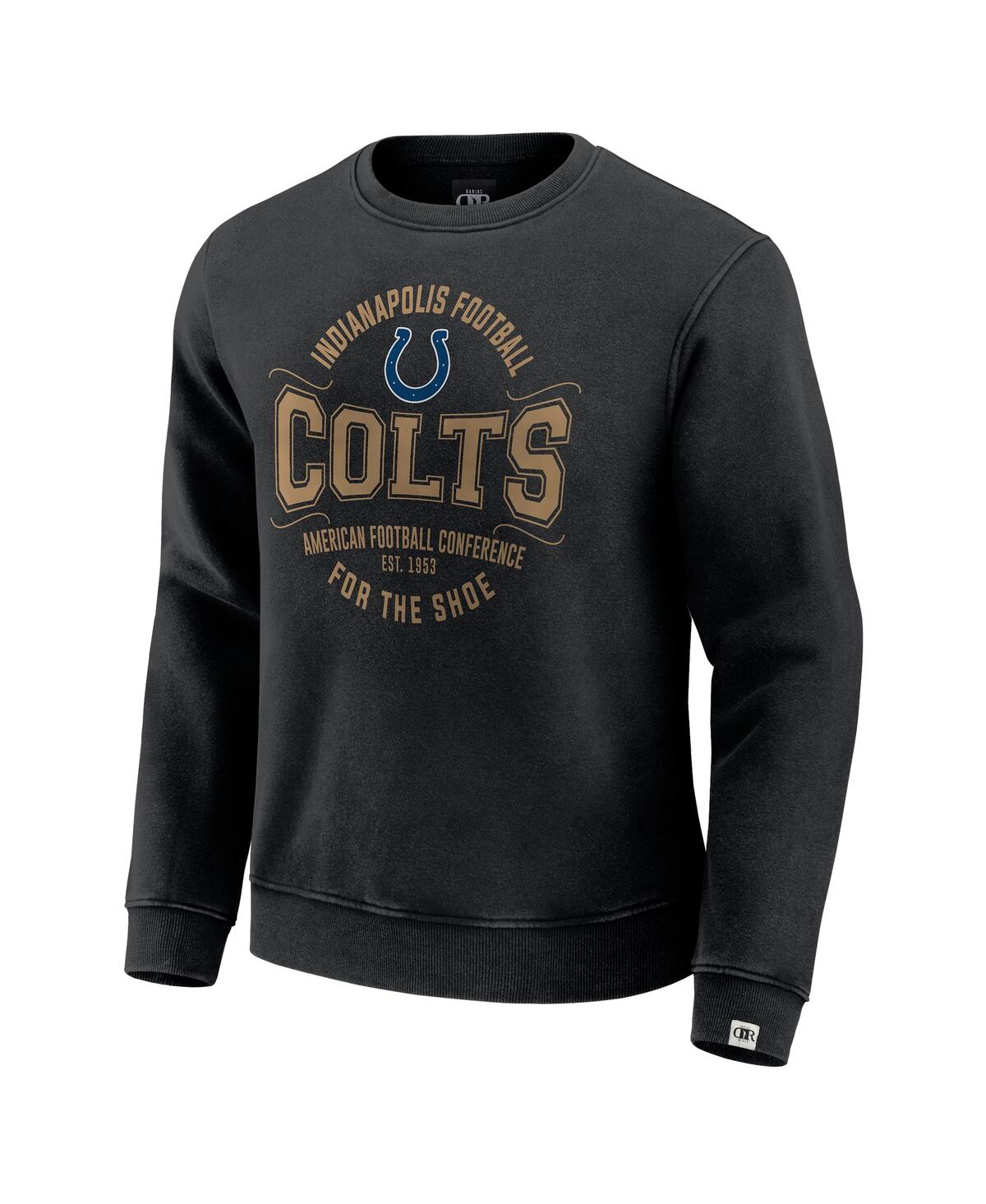 Fanatics Men'sIndianapolis Colts Vintage Pullover Sweatshirt - Black
