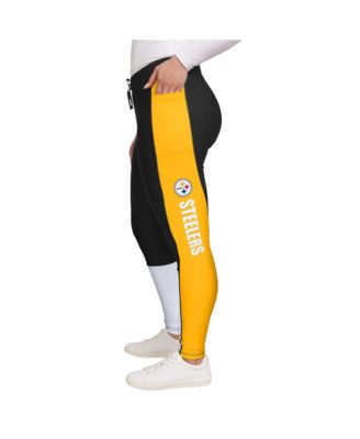 Women's Pittsburgh Steelers Color-block Leggings