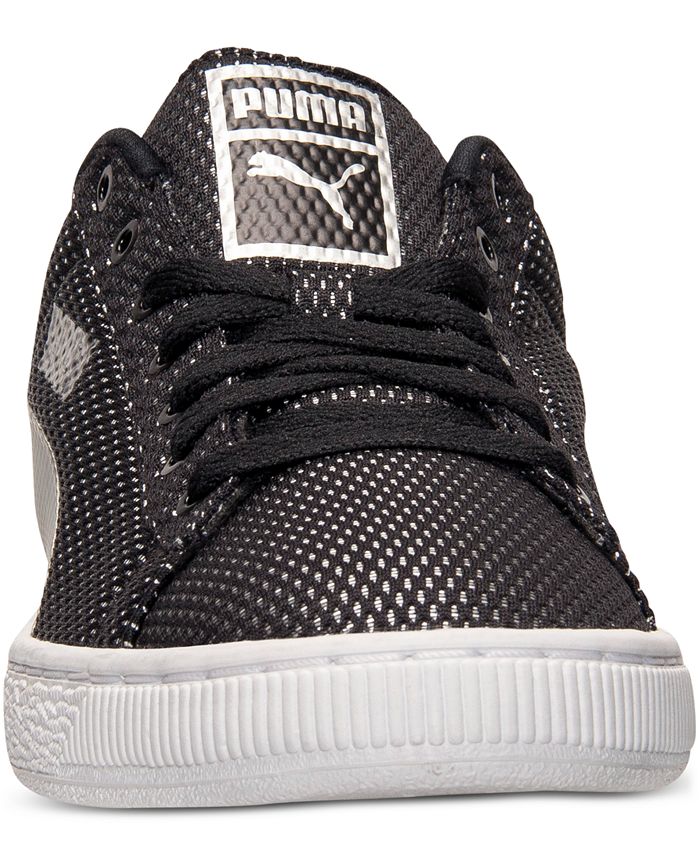 Puma Men's Basket Mesh Casual Sneakers from Finish Line - Macy's