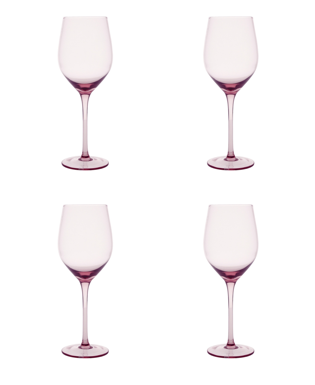 Fortessa Gala Universal Wine Glasses, Set Of 4 In Pink