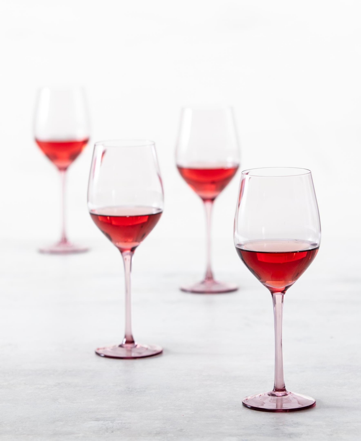 Fortessa Gala Universal Wine Glasses, Set Of 4 In Pink