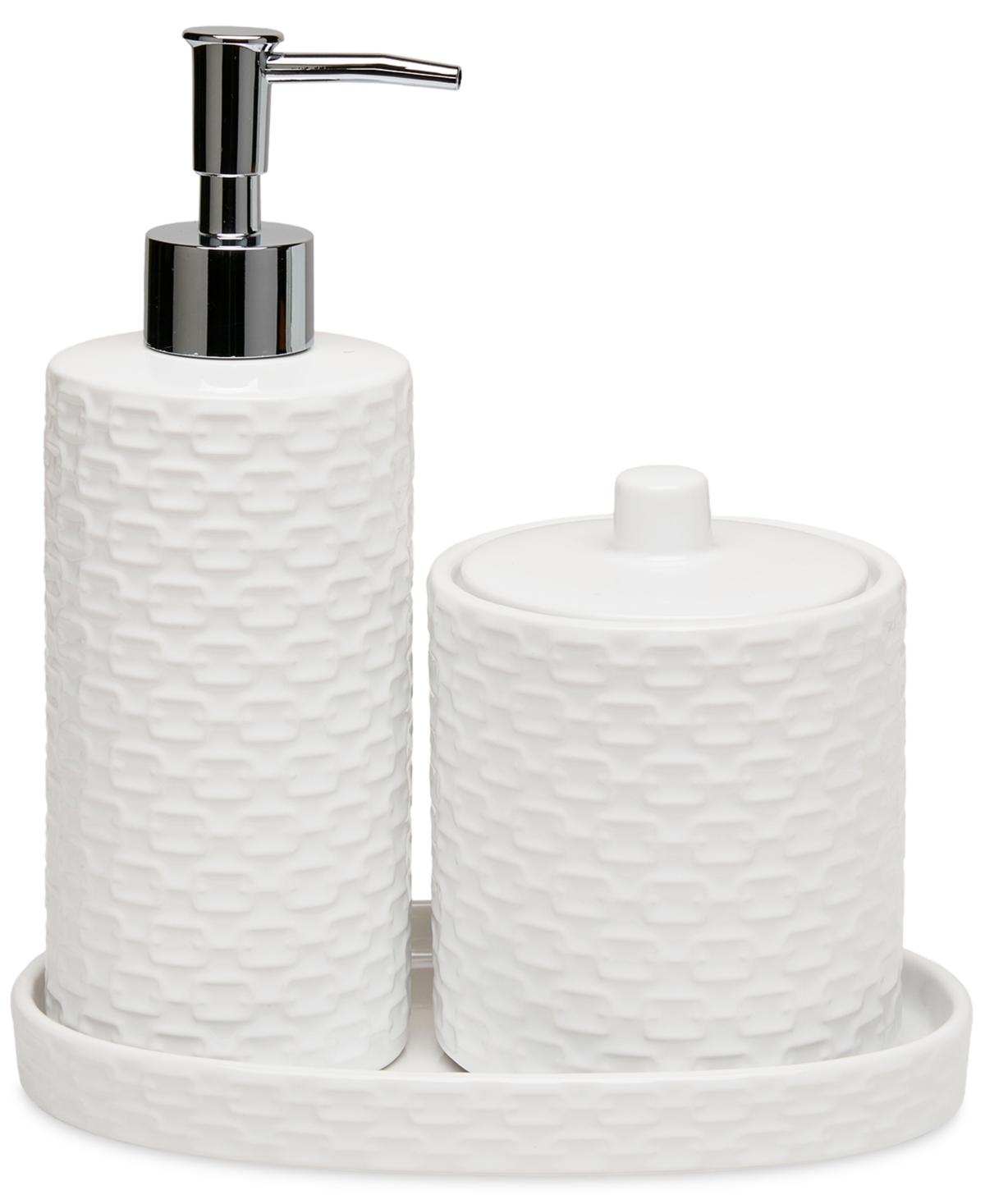 Decor Studio Ellie 3-pc. Bath Accessory Set In White