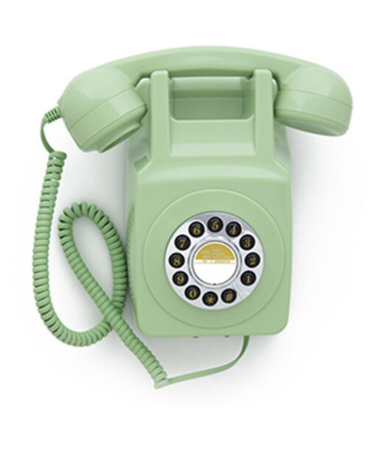 Gpo Retro GPO746WGRN 746 Wall Mount Push Button Telephone -- Green