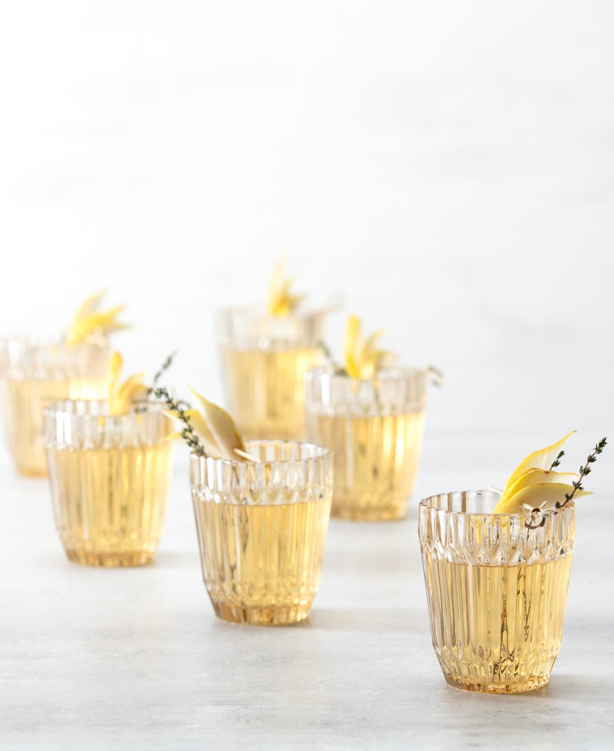 Fortessa Archie Double Old Fashioned Glasses, Set Of 6 In Ginger Gold