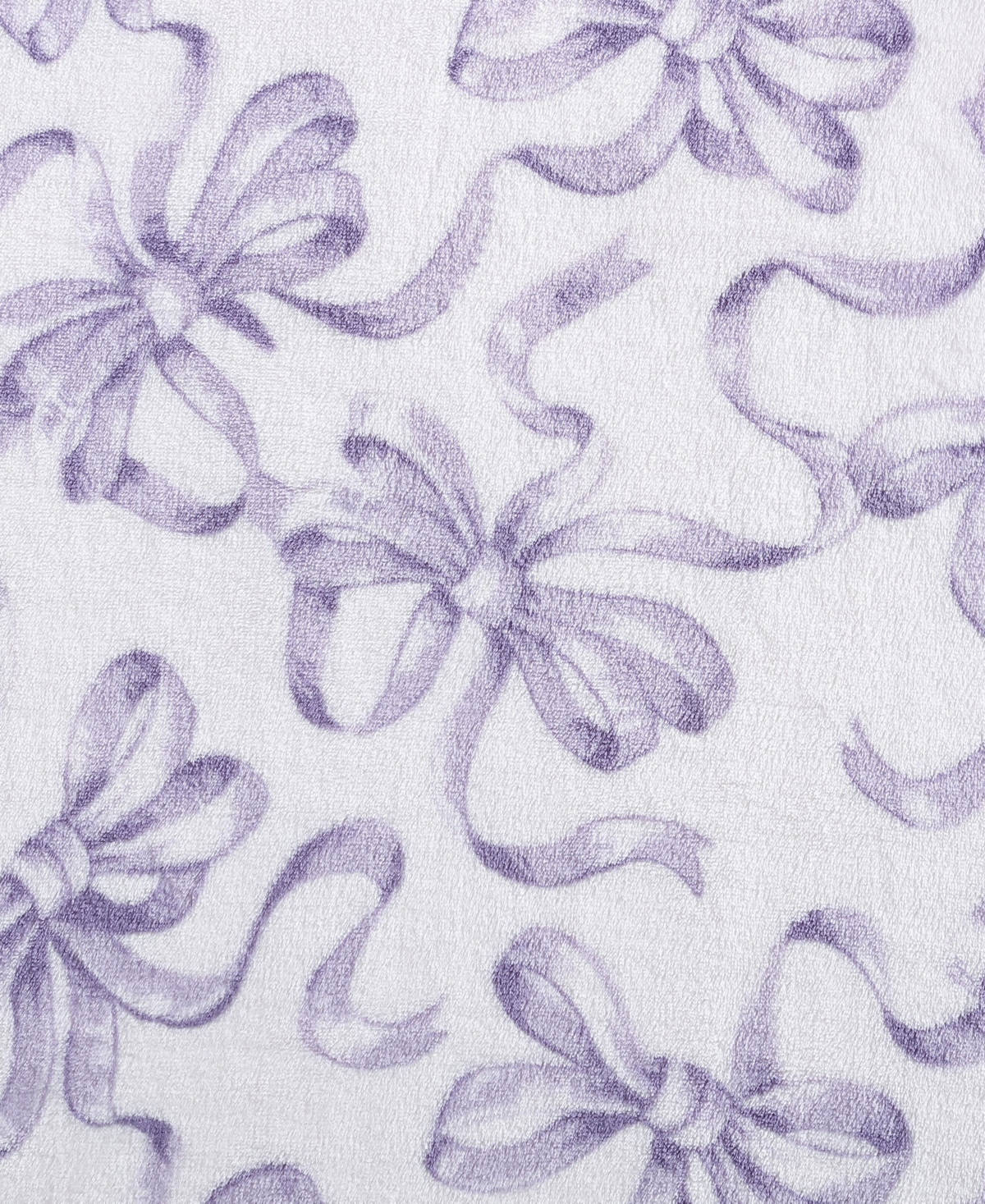Betsey Johnson Classic Floral Ultra Soft Plush Fleece Blanket, Twin In Purple