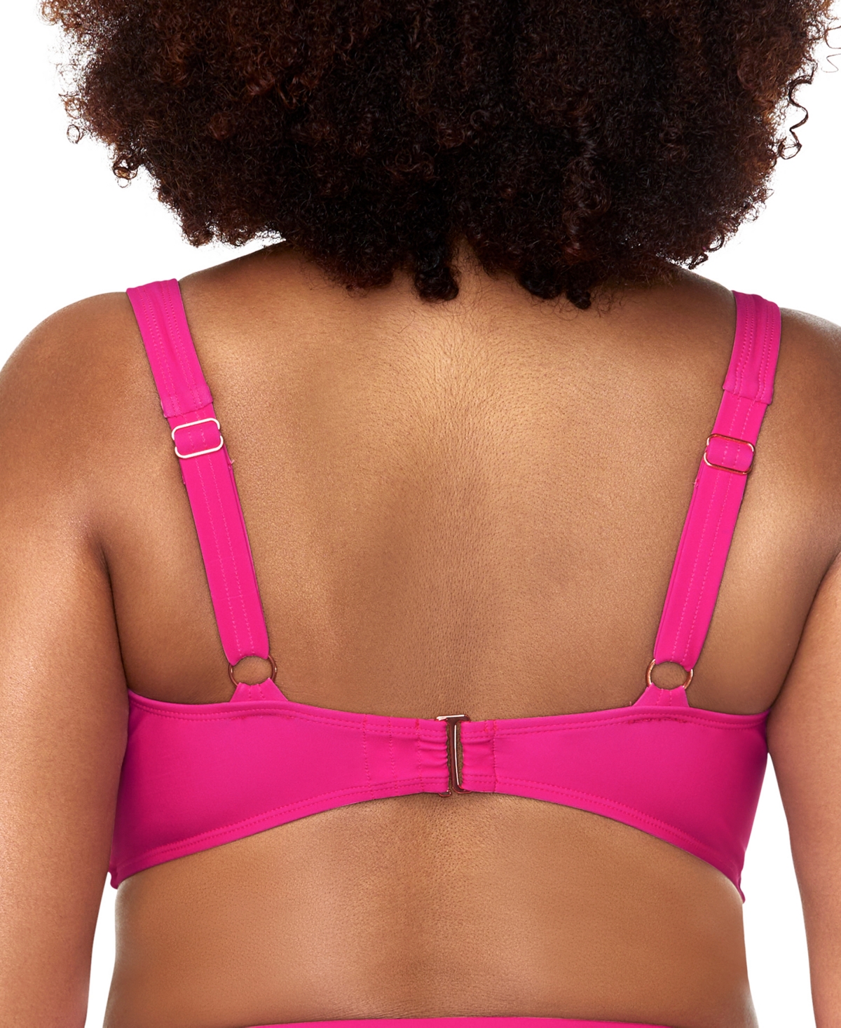 RAISINS CURVE TRENDY PLUS SIZE SASHA TWIST-FRONT BIKINI TOP 
