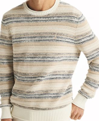 Men's Striped Crewneck Sweater