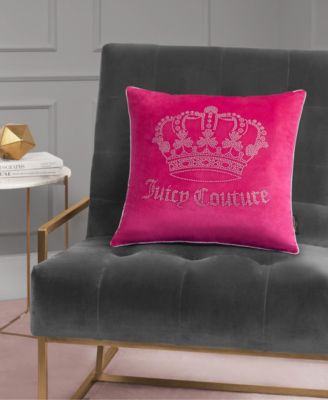 Velvet Novelty Decorative Pillow, 20" x 20"