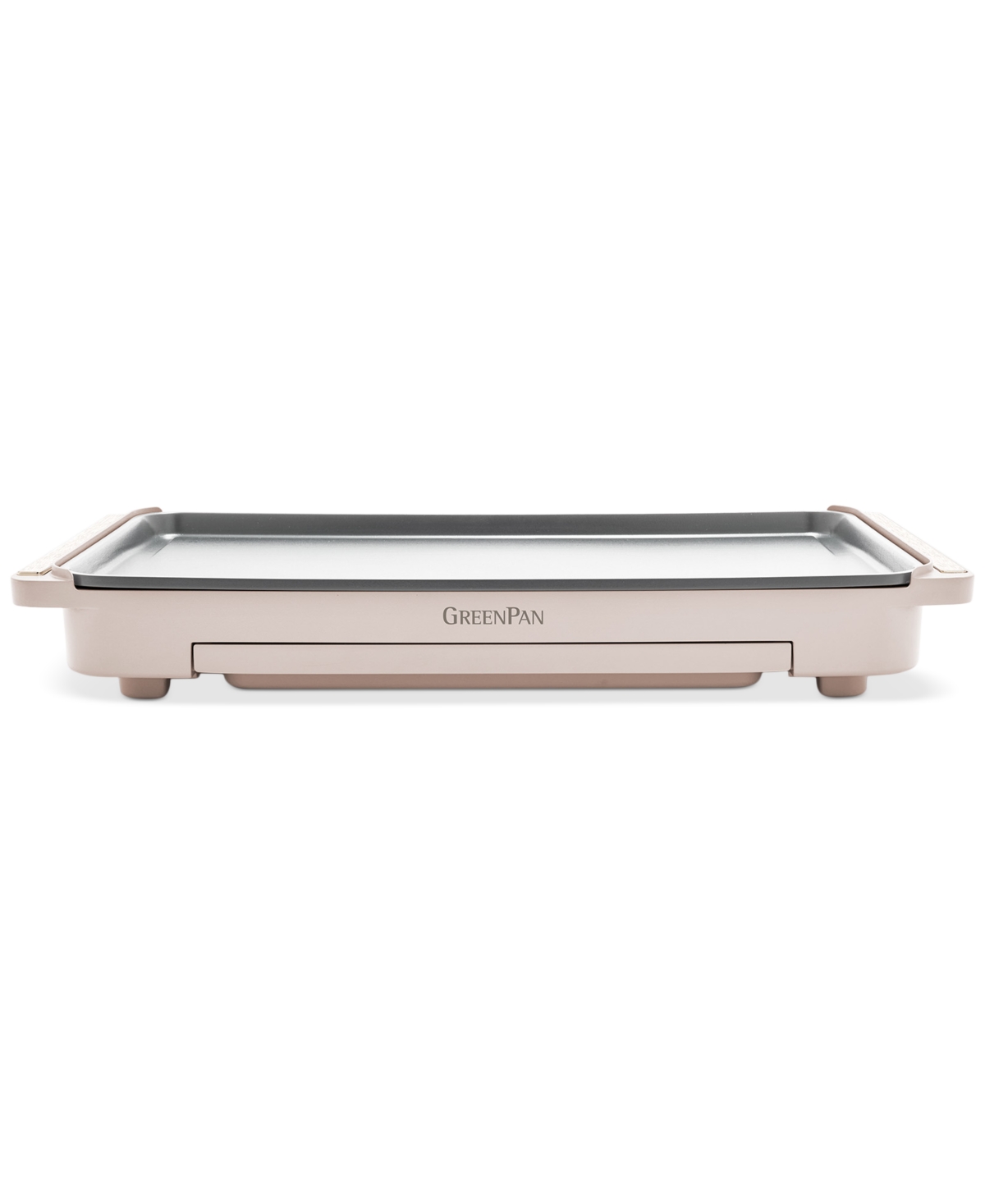 Greenpan Advanced Electric Griddle With Warming Drawer In Clay