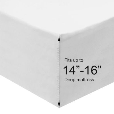 Cotton Fitted Sheet Only - Solid 600 Thread Count, California King