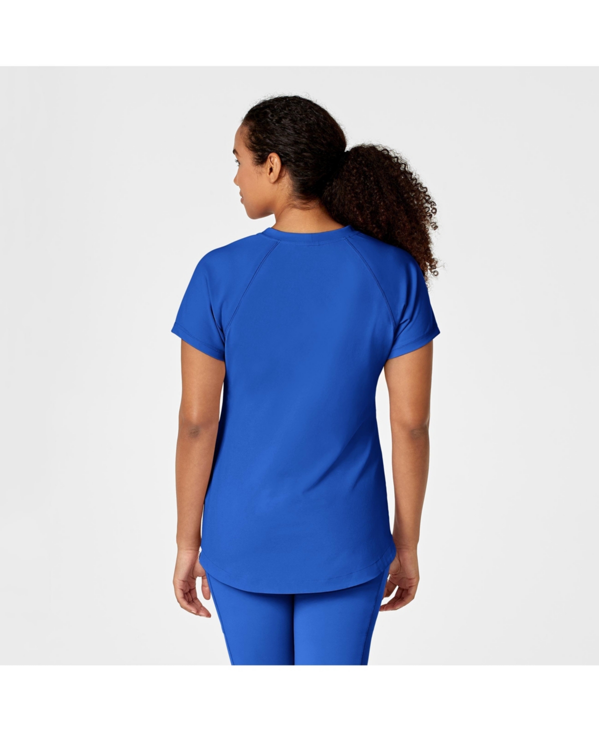 Wink Plus Size Renew Yoga V-Neck Scrub Top