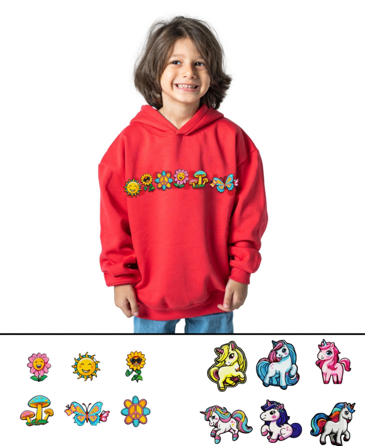 Rabble Clothing Toddler Unisex Customizable Hoodie Bundle With Monster Truck Munchies Dabblz In Strawberry Splash
