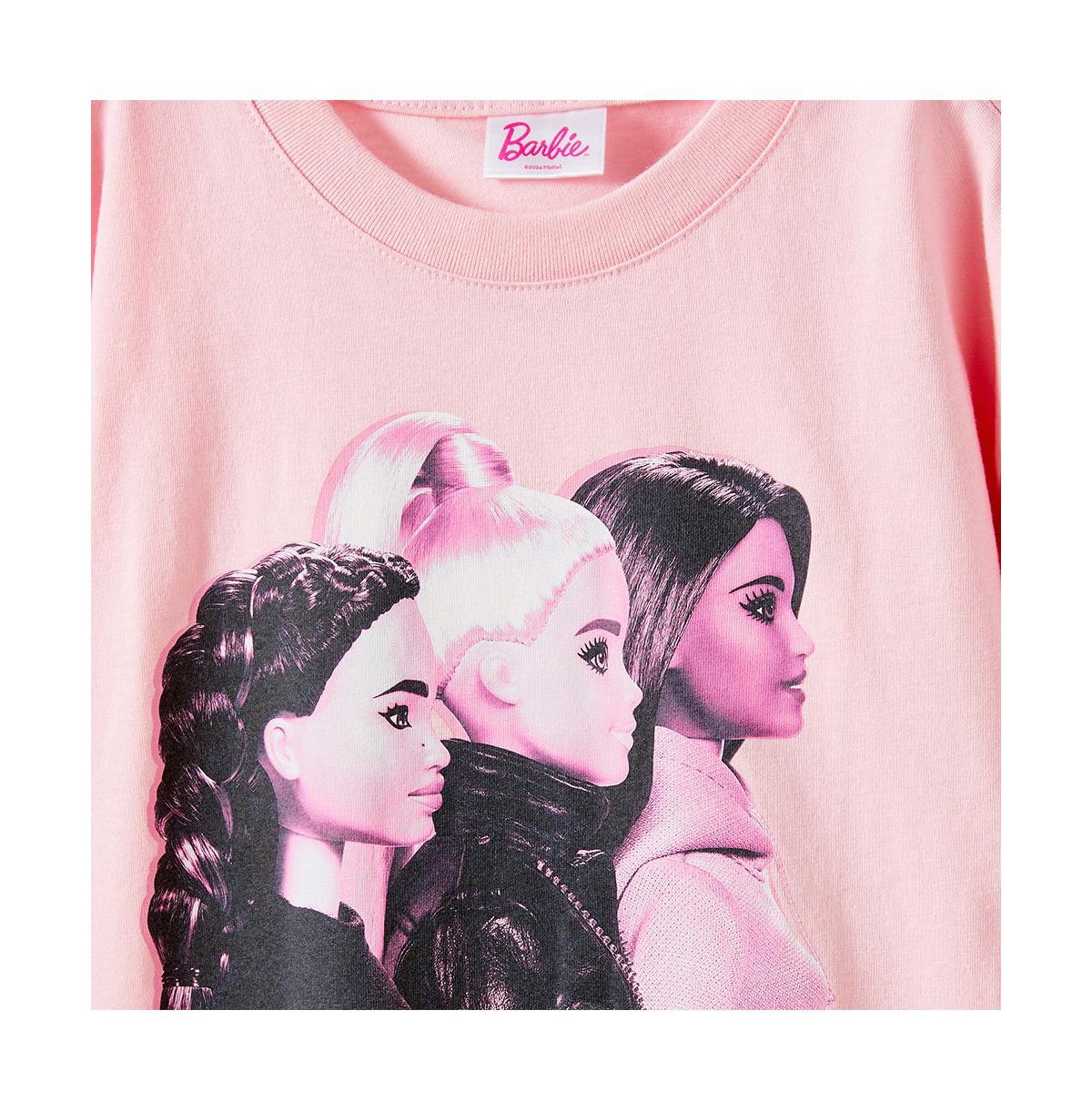 Cotton On Little Girls License Drop Shoulder Short Sleeve Tee -blush