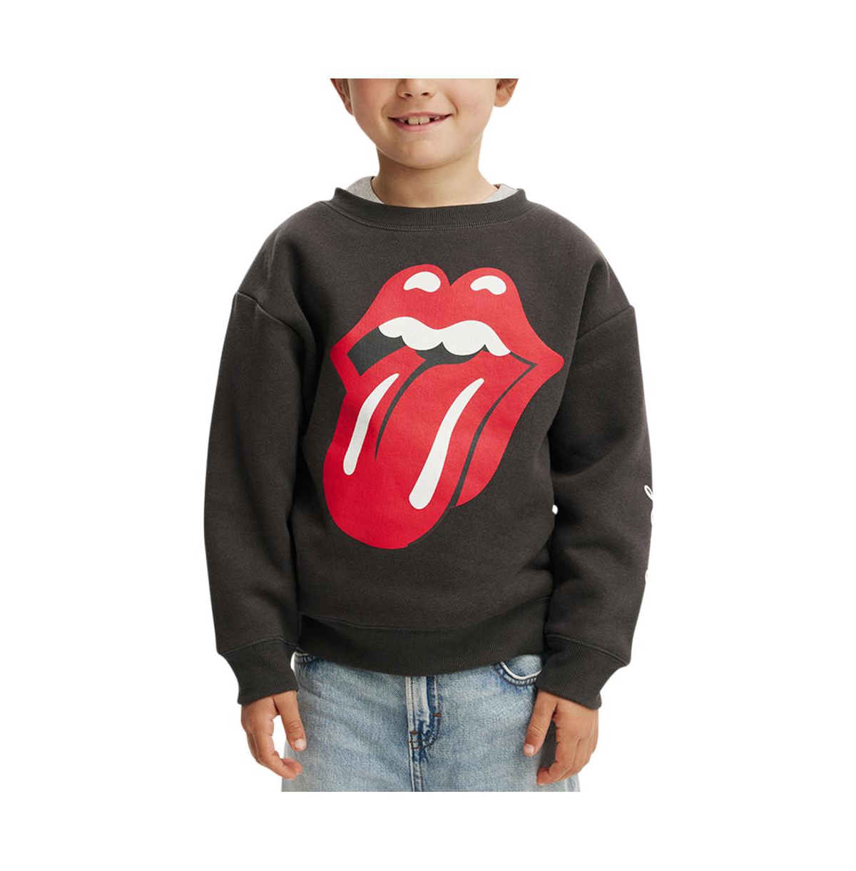Cotton On Little Boys License Felix Fleece Crew Neck -lcn bra rolling stones