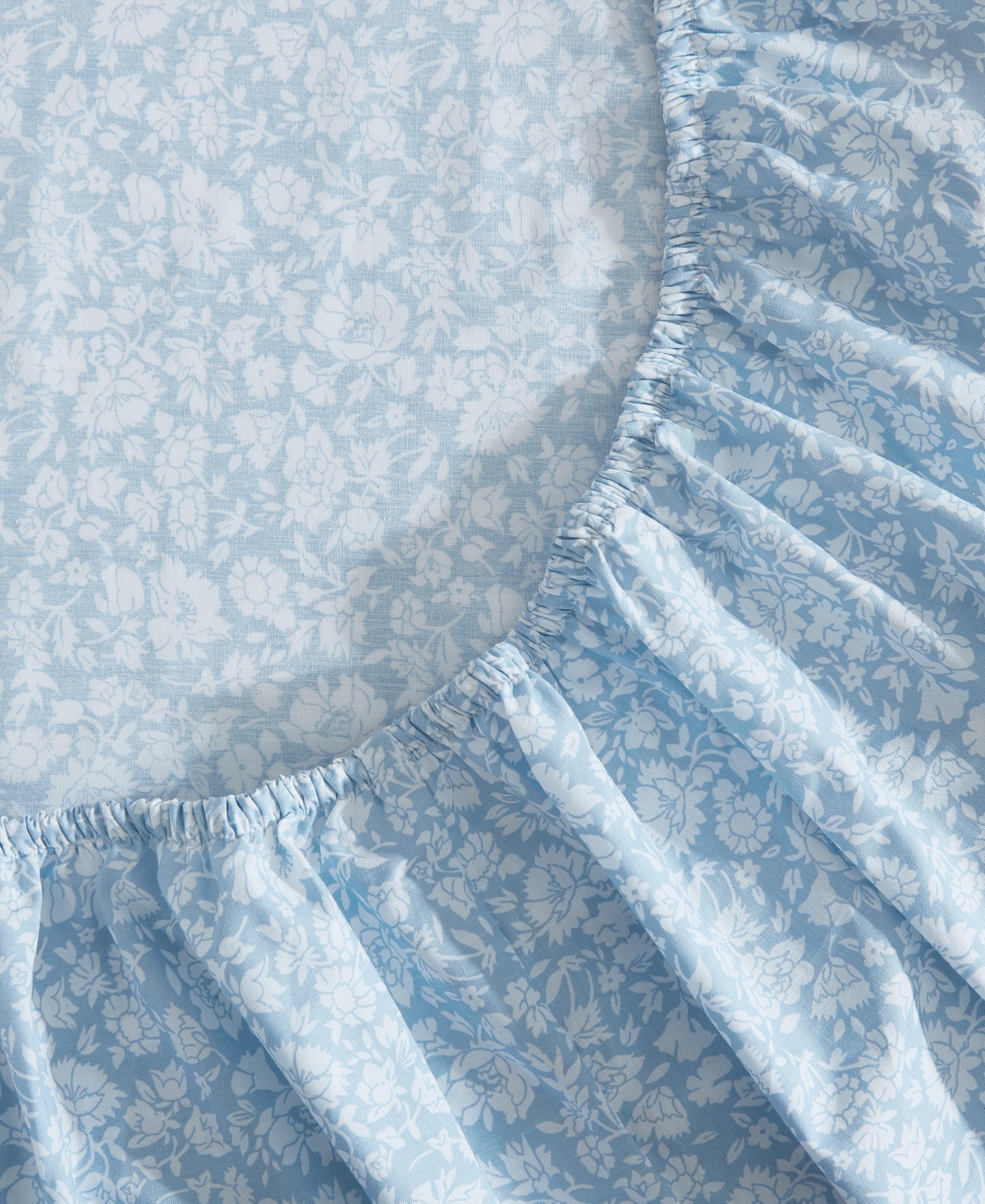 Laura Ashley 200-thread Count Cotton Percale 3 -pc. Sheet Set, Twin Xl In Heirloom Ditzy