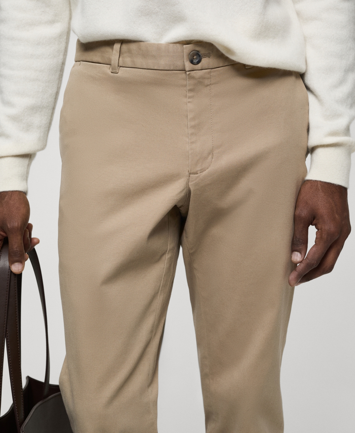 Mango Men's Slim-Fit Serge Chino Trousers