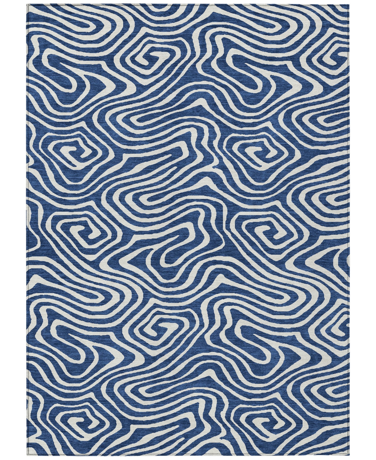 Addison Chantille Machine Washable Acn1020 9'x12' Area Rug In Navy